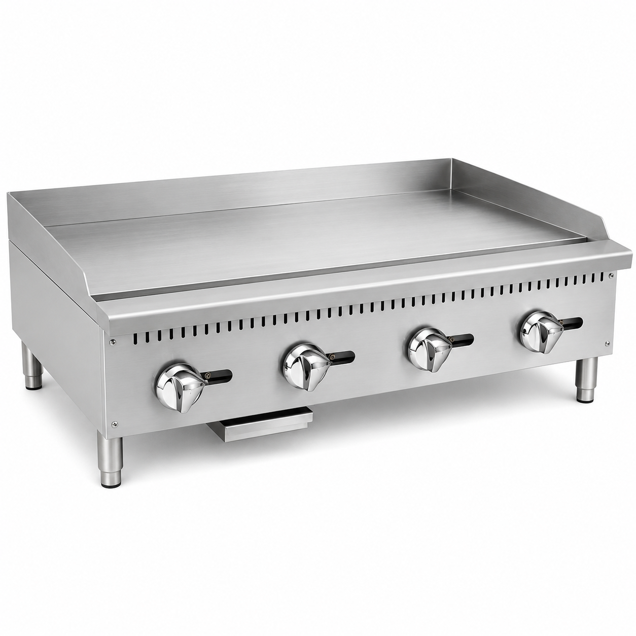 PFE 48" Natural Gas/Propane Manual Griddle – 19.9" Deep Plate