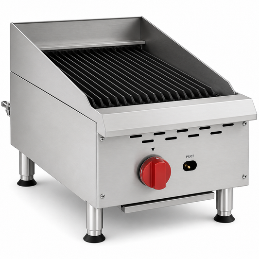 PFE 15" Natural Gas/Propane Elite Charbroiler – 1 Burner