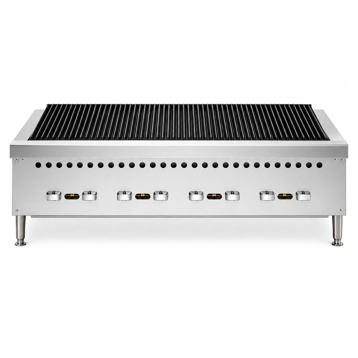 PFE 47" Natural Gas/Propane Radiant Charbroiler – 8 Burners