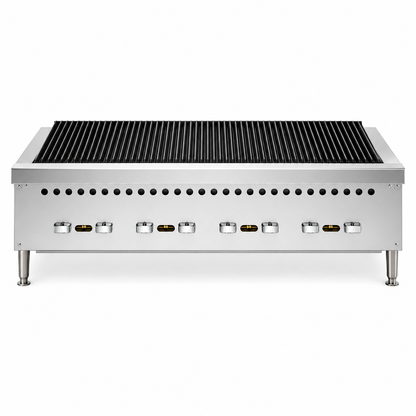 PFE 47" Natural Gas/Propane Radiant Charbroiler – 8 Burners
