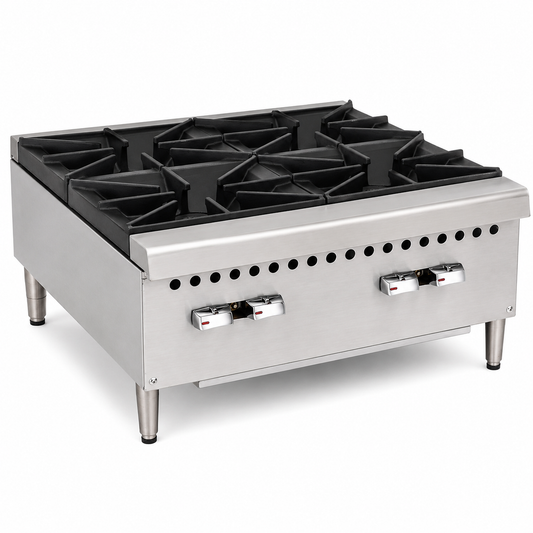 PFE 24" Natural Gas/Propane Open Burner – 4 Burners